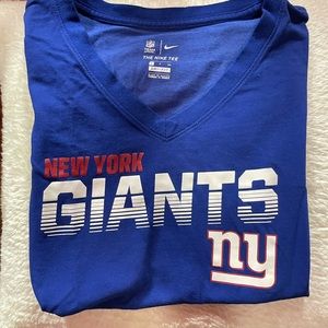Nike Giants women v neck tshirt